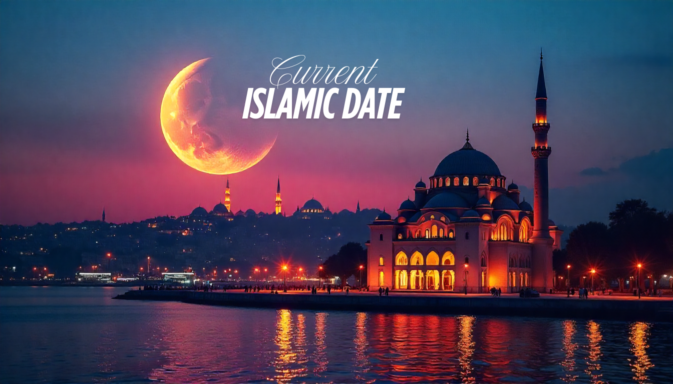 Discover the current Islamic date today. Get accurate Chand ki tarikh, Islamic chand ki tarikh today & Hijri calendar info 2025.